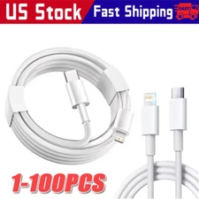 USB-C PD Fast Charger Cable Cord Type USB C For iPhone 14 13 12 11 Pro Max lot