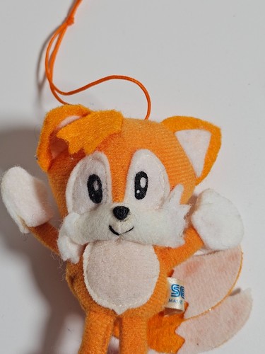 Rarissimo primo modello Sonic il riccio e la coda portachiavi mascotte peluche - Foto 11 di 14