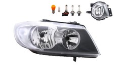 Scheinwerfer Halogen passend für BMW 3er E90 E91 01/05-08/08 H7 R + Nebel+Leuch.