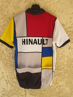 Maillot Cycliste Vintage Réplique Renault Elf 1980 Champion du Monde