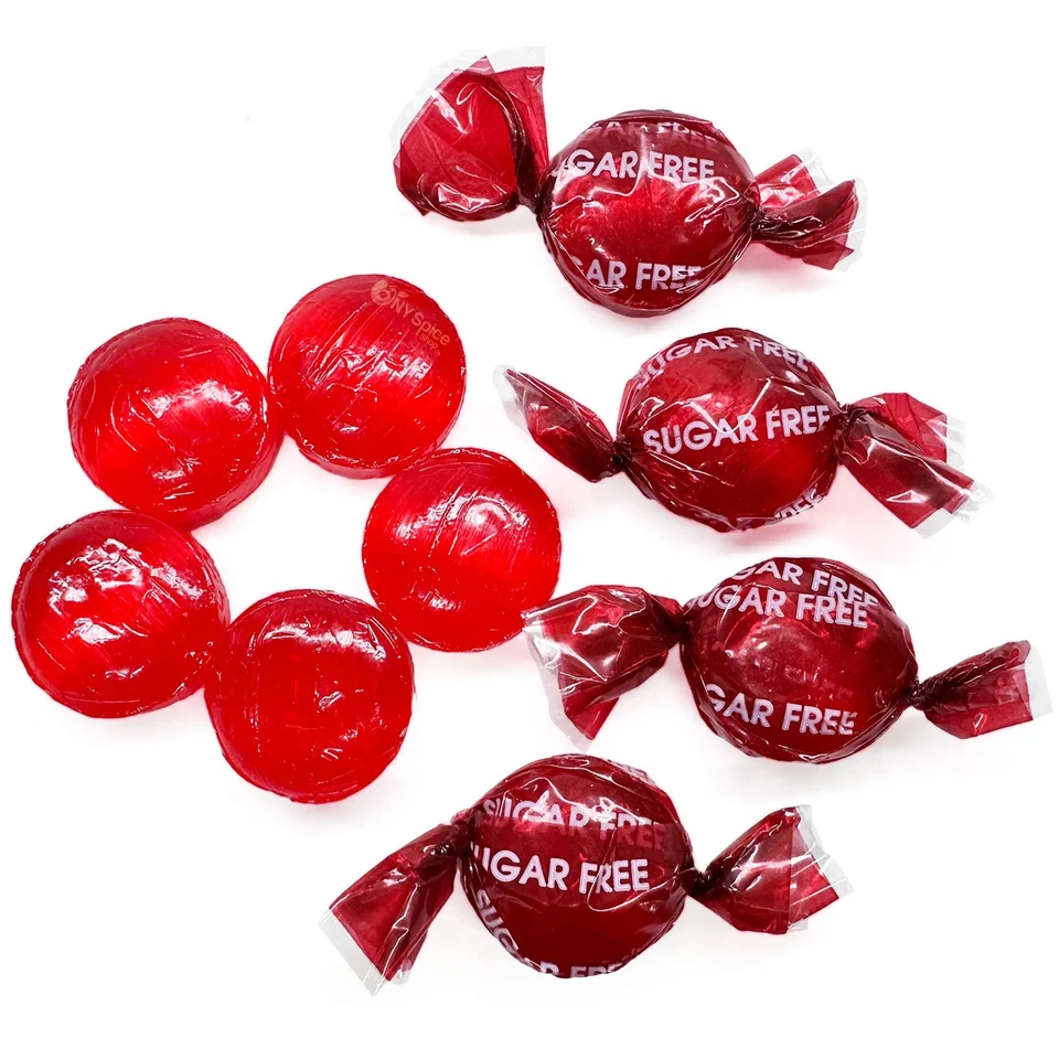 Cinnamon Discs candy Sugar FREE Red Twist Wrapped by NY Spice - Image 3 of 4