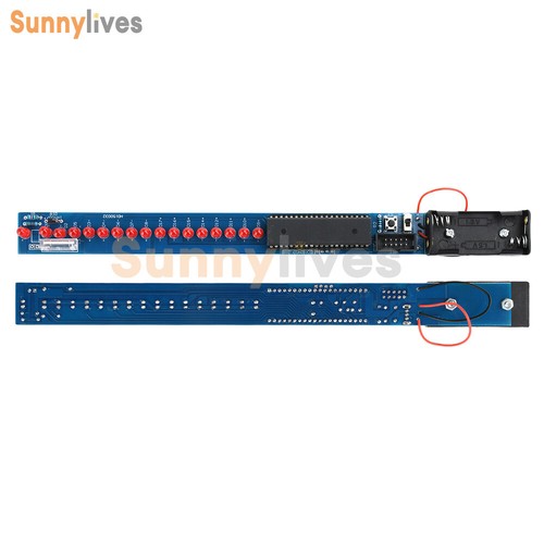 16-Bit LED Light Rocking Bar DIY Welding Electronic Kit AT8951 Microcontroller - Picture 10 of 21