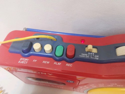 MY FIRST SONY CFM 2300 KINDER KASSETTENRECORDER Micro. NEUE RIEMEN FUNKTIONIERT - Bild 9 von 14