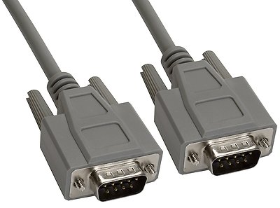 6Ft. DB9 Serial RS-232 Male to Male Straight-Thru Cable (6 Feet) MEC-6MM