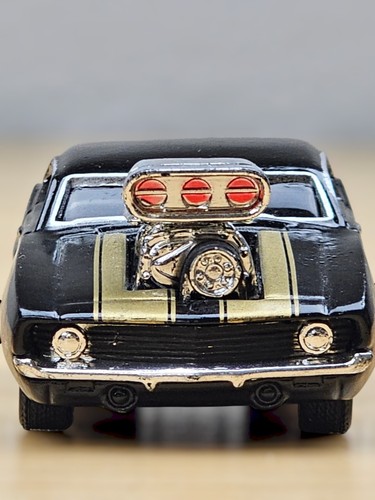 1969 Chevy Camaro Black Z/28 Muscle Hot Rod Drag Race 1/18 Diecast Car Vintage - Picture 2 of 3