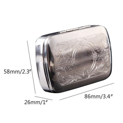 Tobacco Rolling Storage Container Box Metal Automatic Cigarette Smoking Case - Picture 9 of 12