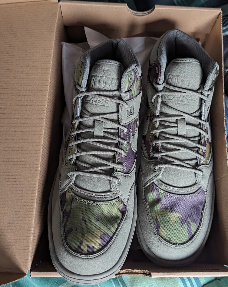 新品　NIKE stussy SKY FORCE88 MID Stussy x Nike Sky Force 88 Mid Olive Camo US Mens 11 454452