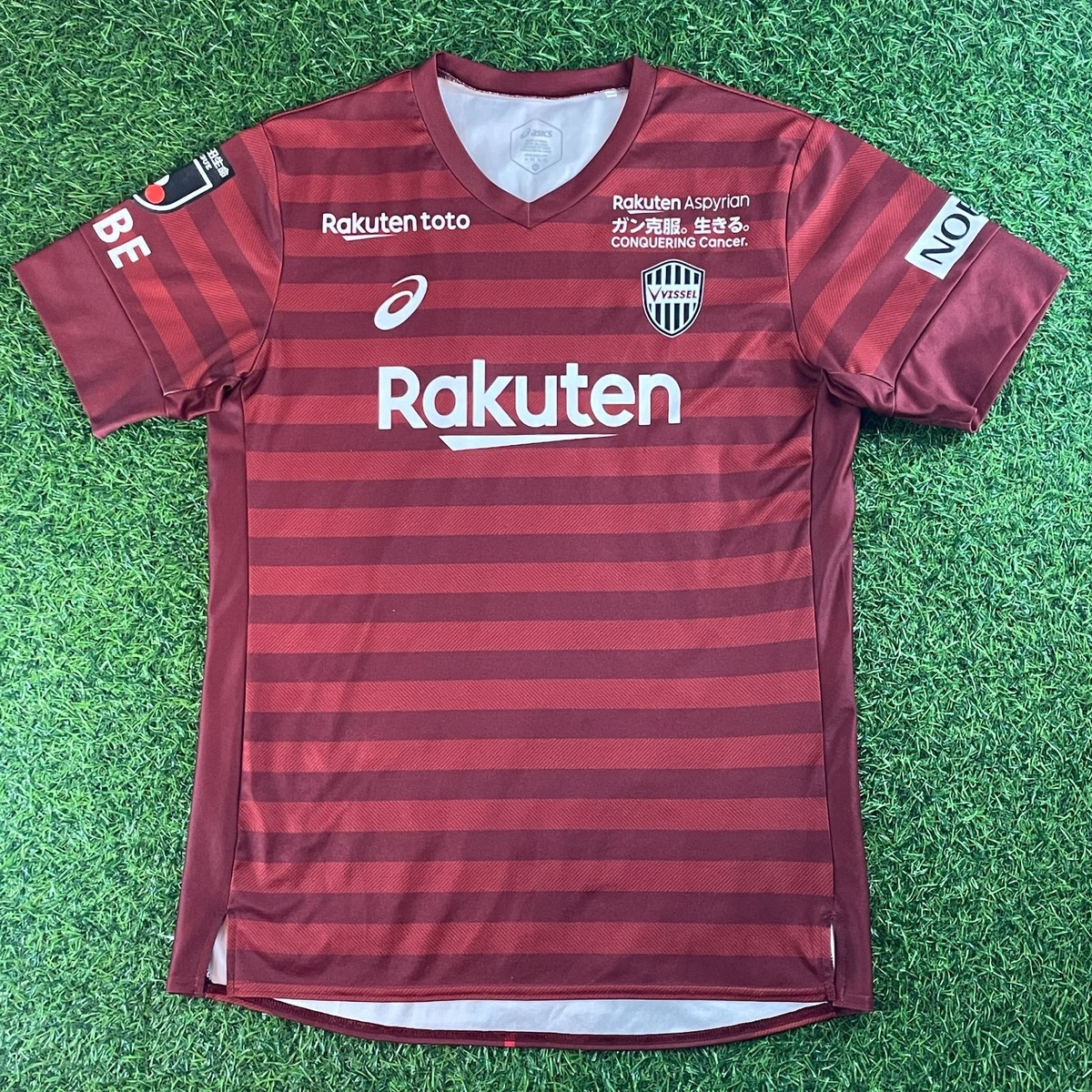 ヴィッセル神戸 「DAVID VILLA 」7番 ユニフォームLサイズ David Villa - Vissel Kobe 2019 Official Jersey Shirt Kit – JPN XL