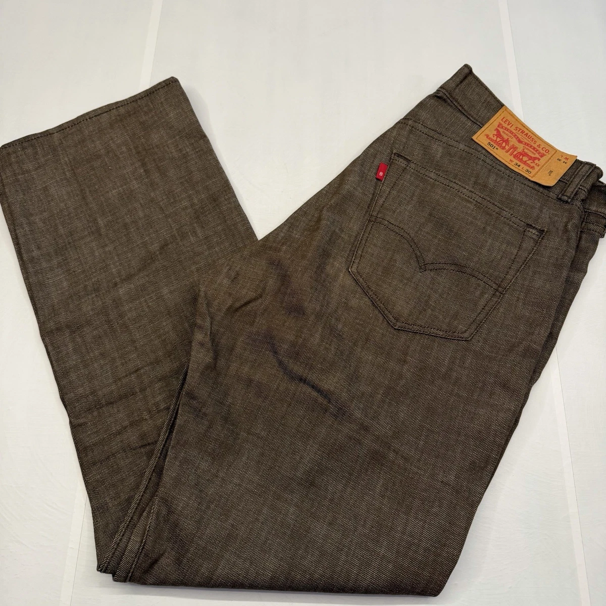 Brown Levi's 501 Jeans for Men for sale | eBay