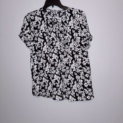 Daniel Rainn Petal Sleeve Top Size L
