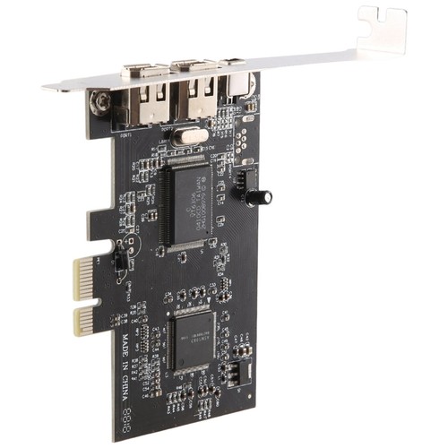PCI-E PCI Express FireWire Card, IEEE 1394 Controller Card with Firewire9723 - Picture 3 of 9