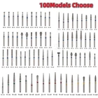 100 Types Dental FG Diamond Burs For High Speed Handpiece Friction Grip 50pcs