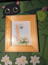 Tigger Bouncing - Mini Winnie The Pooh Picture Frame (6.5 x 7.5 cm)
