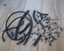 PARTS LOT for vintage Rajay Turbo turbocharger ATP hoses line pipe fitting elbow