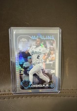 2024 Topps Chrome - Jazz Chisholm #70 Prism Refractor