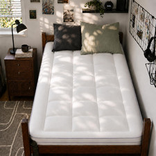 Twin XL Mattress Topper for College Dorm Room Essentials, 3 Inch Dual Layer Memo