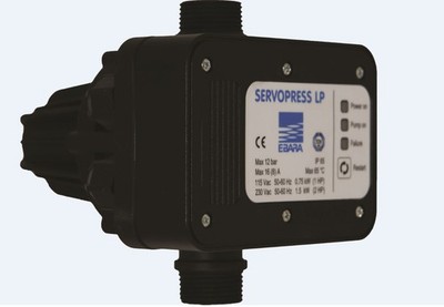 Ebara Servopress LP Druckregler Schaltautomat Trockenlaufschutz m. Stecker und