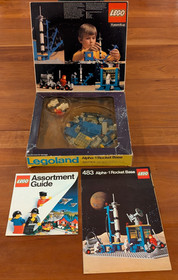 Vintage 1978 Legoland Space System Alpha-1 Rocket Base ~ LEGO Set #483 Complete
