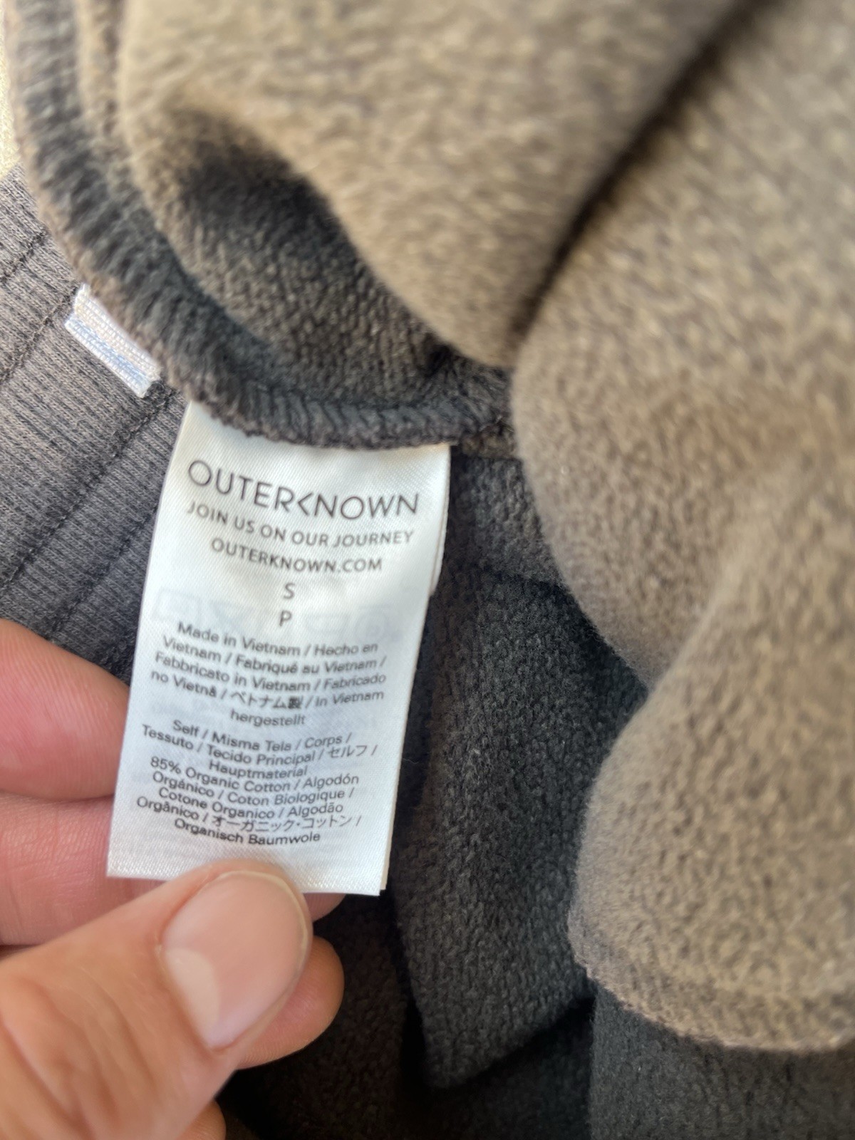 Men's Outerknown Shorts Gray Solid Stretch S Gym … - image 5