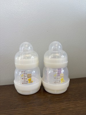 MAM Easy Start Anti-Colic 4 oz. Bottle Size 0 Nipple Lid (pack of 2)