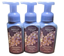 Bath Body Works 3x FRESH CUT LILACS Foaming Hand Soaps Soap FREE SHIP