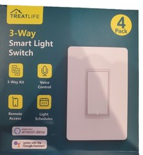 TreatLife 3-Way Smart Switch Pack of 4