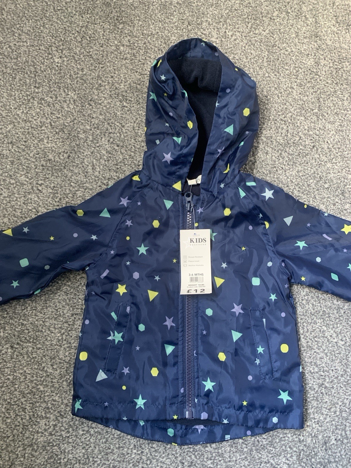 Babies Lined Rain Jacket 