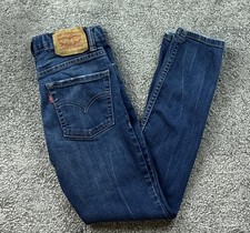 Levis 510 Skinny Jeans Boys 10 Regular Blue Stretch Denim Pants W25 L26