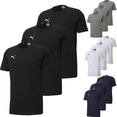 PUMA Trainingsshirt (3-Pack) TEAMGOAL 23 Sport Tshirt Herren 100% Baumwolle