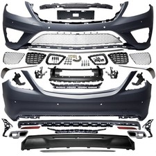 Mercedes S-Klasse W222 Chrom-Edition Bodykit Front + Heck + Blenden für S65 AMG Mercedes S-Klasse W222 Chrom-Edition Bodykit Front + Heck + Blenden für S65 AMG
