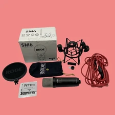 Rode NT1 5th Gen Studio Condenser Microphone SM6 Shock Mount & Pop Filter #U9770