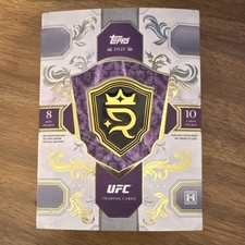 Topps 2025 UFC Trading Cards Empty Display Box and Case