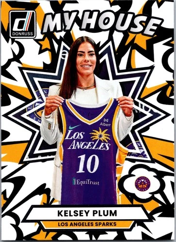 2025 Panini Donruss WNBA- Kelsey Plum #17 MY HOUSE – Los Angeles
