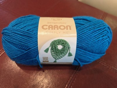 Caron SIMPLY ME Yarnspirations Yarn 200g Blue Topaz Bulky #5 NEW same dye lots