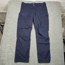 5.11 Tactical Apex Pants Mens 36x32 Tag 38x34 Navy Blue Cargo Work Utility