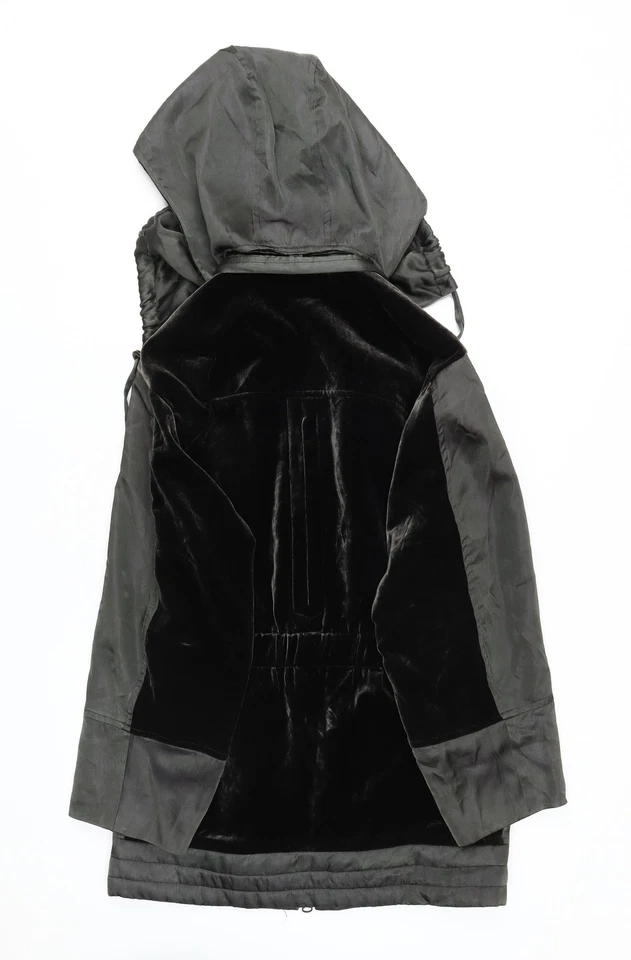 Nanette Lepore Women's Green Hooded Parka Jacket XS - Image 2 of 4