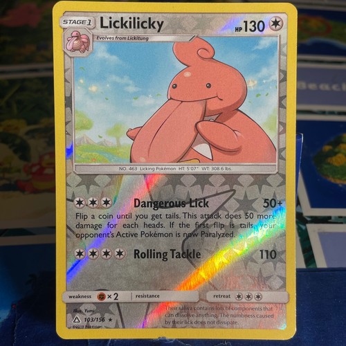Lickilicky 103/156 Rare Ultra Prism Pokemon Reverse Holo Near Mint 2018