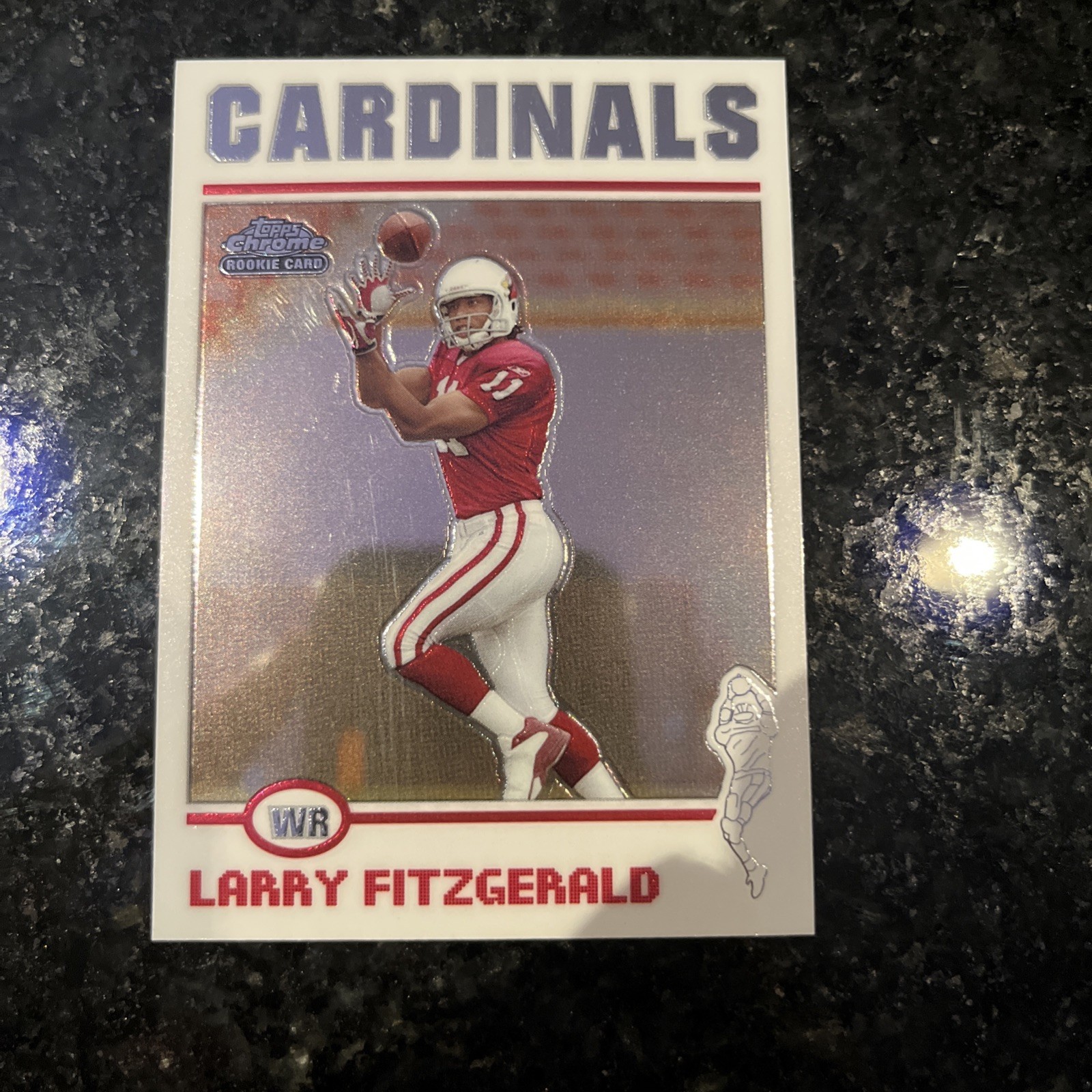 LARRY FITZGERALD 2004 TOPPS CHROME #215 ROOKIE   RC CARDINALS