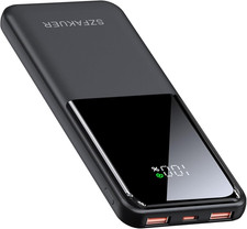 Portable Charger,Slim 10000Mah Power Bank,22.5W USB-C Fast Charging Battery Pack