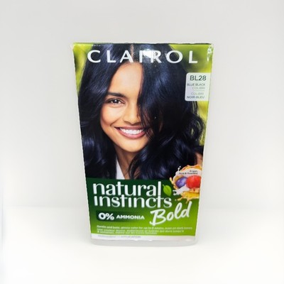 Clairol Natural Instincts BL28 BLUE BLACK COLIBRI Permanent Hair Color Dye Bold
