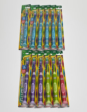 GUM Crayola Metallics Soft Toothbrush Lot of 12