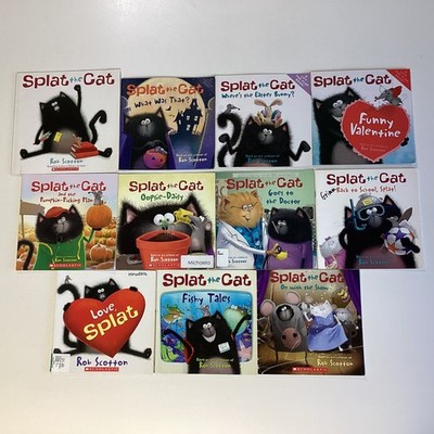 Splat the Cat Rob Scotton Picture Preschool Day Care 11 Children's Book Lot