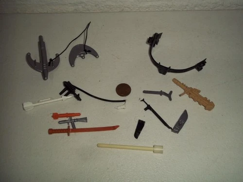 VINTAGE GI JOE TMNT STAR WARS PART ACCESSORY WEAPON LOT