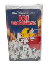 101 Dalmatians VHS Walt Disney Black Diamond Classic Clamshell