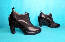 bottines boots Y-3 Yohji Yamamoto Adidas  cuir noir pointure 37 EU