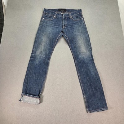American Rag Cie Jeans Womens Medium Wash Blue Straight Leg Denim Fits 30x30