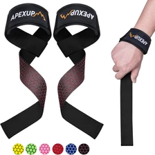 APEXUP Weight Lifting Straps for Weightlifting, Lifting Wrist Straps Gym, Deadli