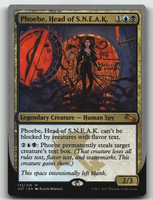 Phoebe, Head of S.N.E.A.K. M Unstable 135 LP
