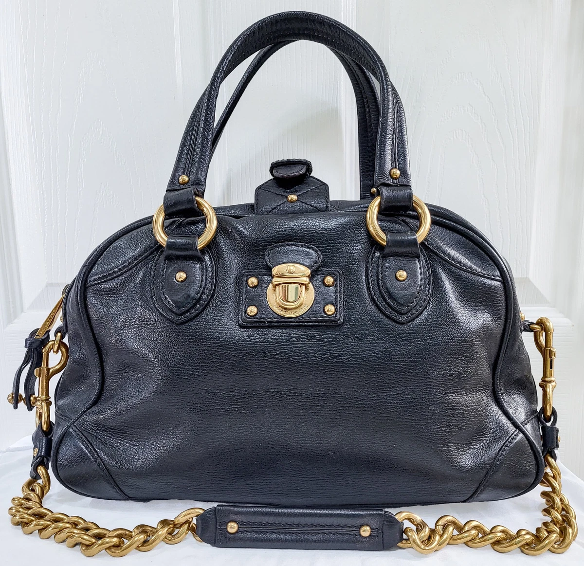 バッグ Marc by Mark Jacobs leather hand bad Marc Jacobs Leather Exterior Satchel/Top Handle Bag Handbags