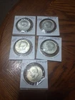 5- 40% Kennedy Half Dollars Various Years And Conditions